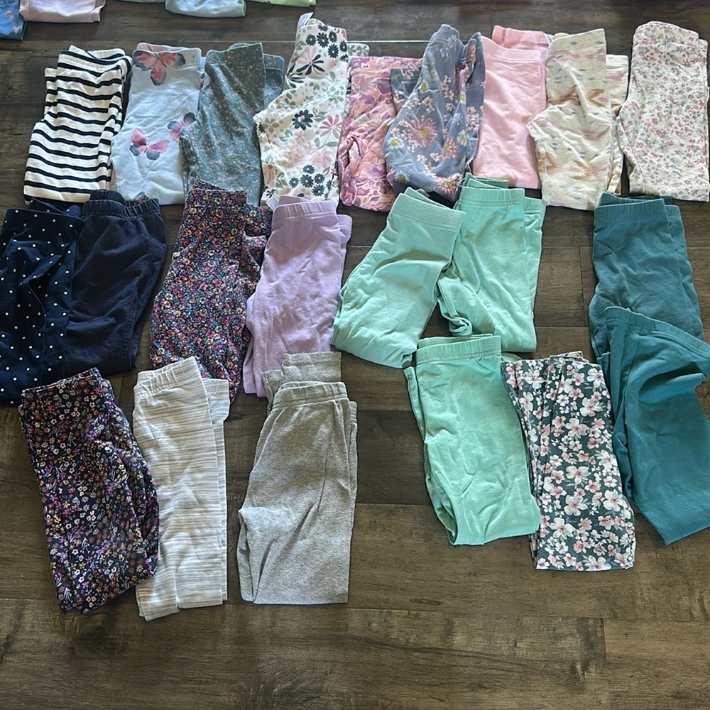 Girl Legging Bundle, Carters/Osh Kosh 6/6x